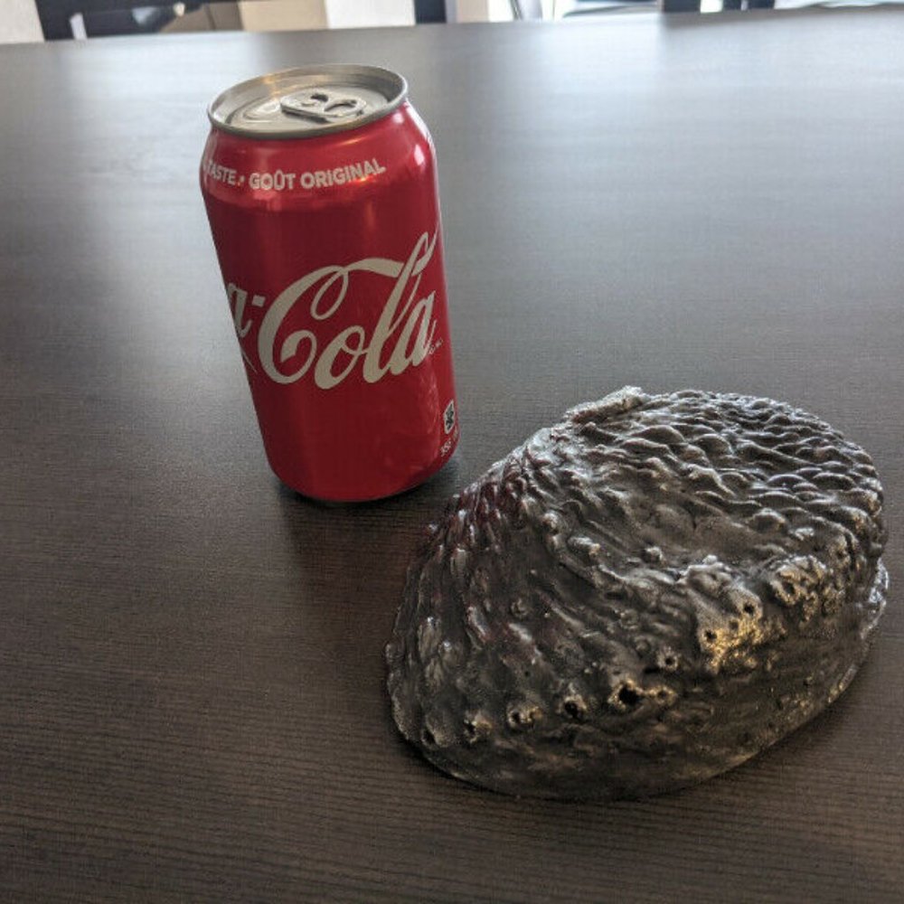 Vintage Buccellati Silver Covered Abalone Shell